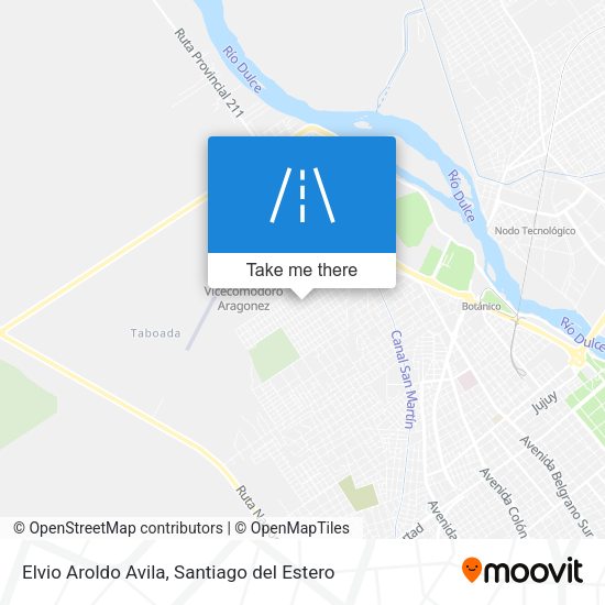 Mapa de Elvio Aroldo Avila