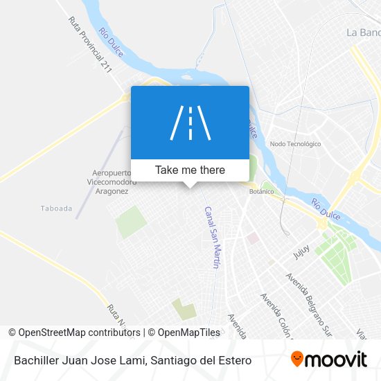 Bachiller Juan Jose Lami map