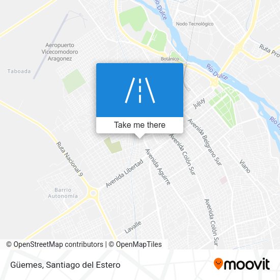 Güemes map