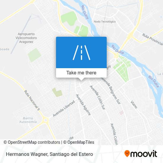Hermanos Wagner map
