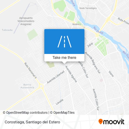 Corostiaga map