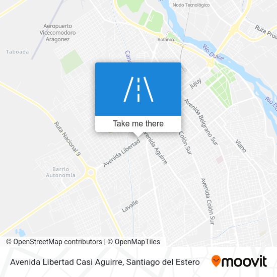 Avenida Libertad Casi Aguirre map
