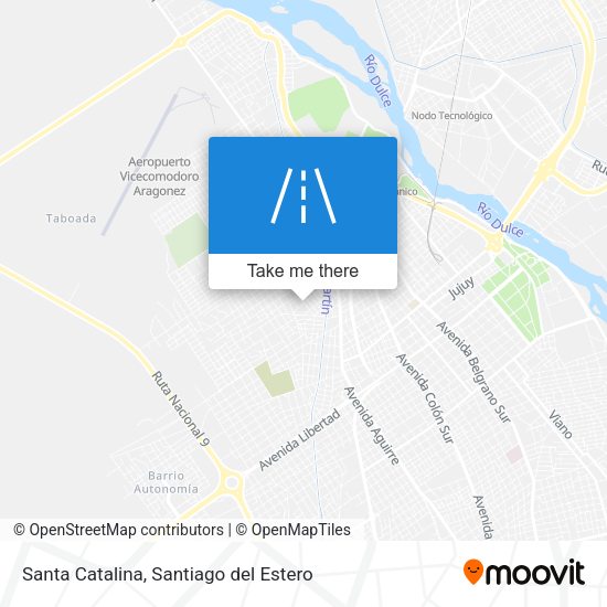 Santa Catalina map
