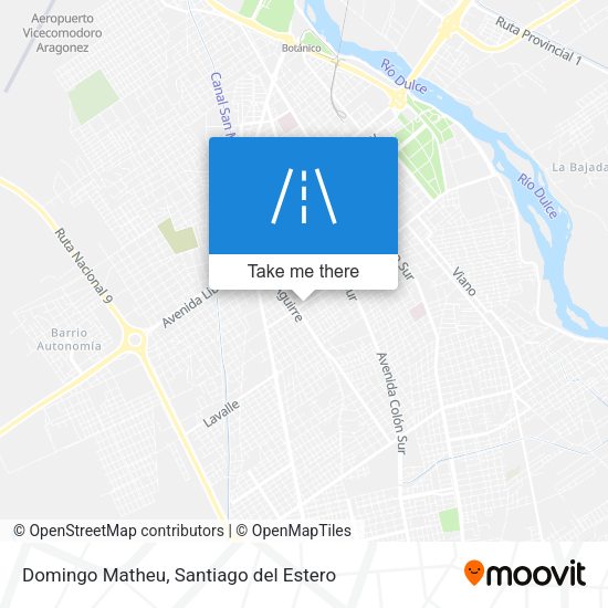 Domingo Matheu map