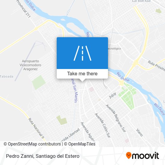 Pedro Zanni map