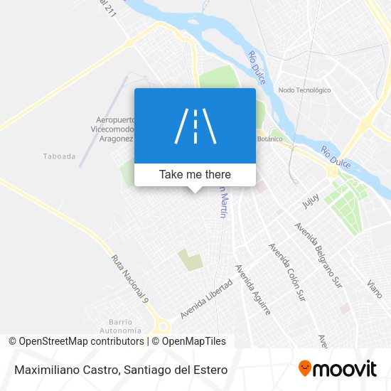 Maximiliano Castro map