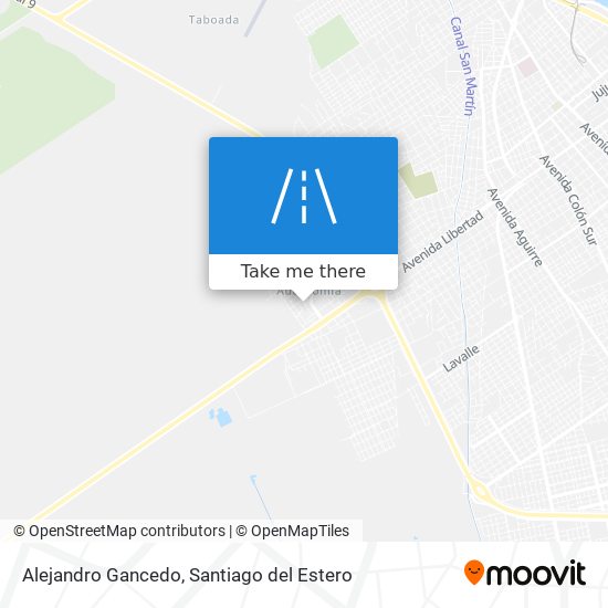 Alejandro Gancedo map