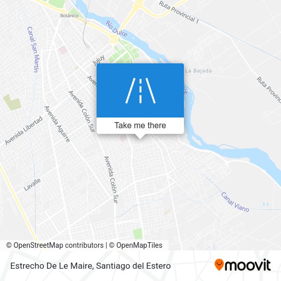 Estrecho De Le Maire map