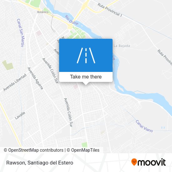 Mapa de Rawson