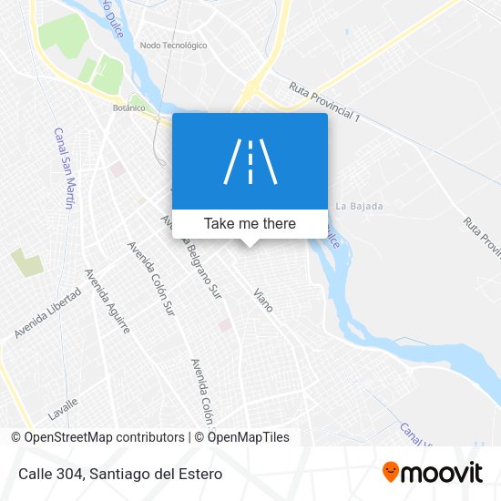 Mapa de Calle 304