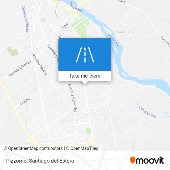 Mapa de Pizzorno