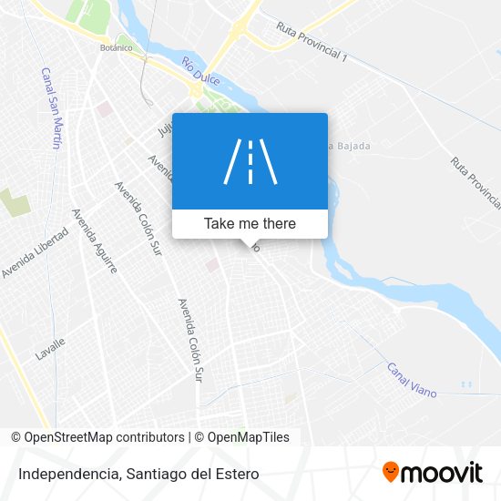 Mapa de Independencia
