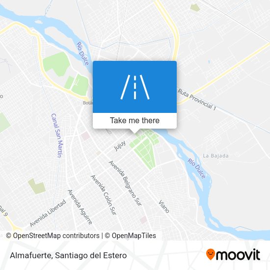 Almafuerte map