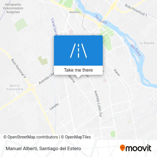 Manuel Alberti map