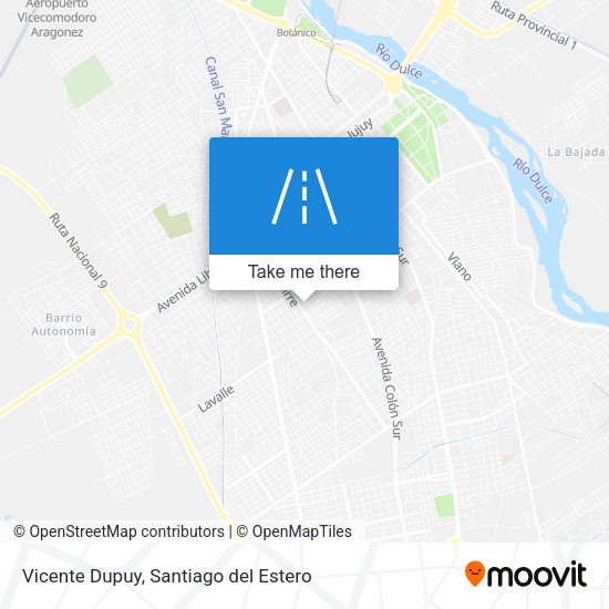 Vicente Dupuy map