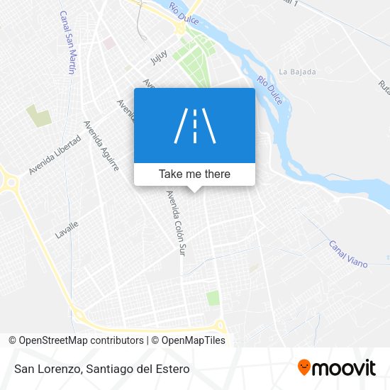 San Lorenzo map