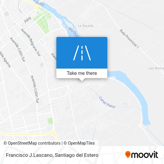 Mapa de Francisco J.Lascano