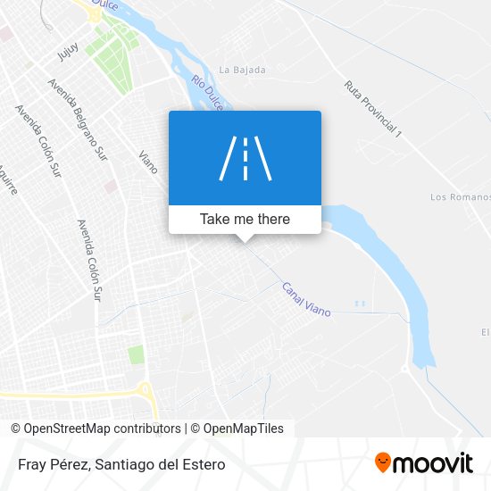 Mapa de Fray Pérez