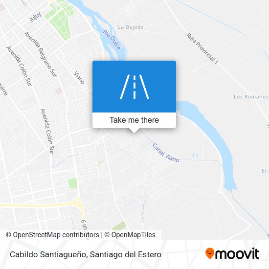 Cabildo Santiagueño map