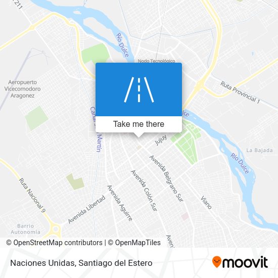 Mapa de Naciones Unidas