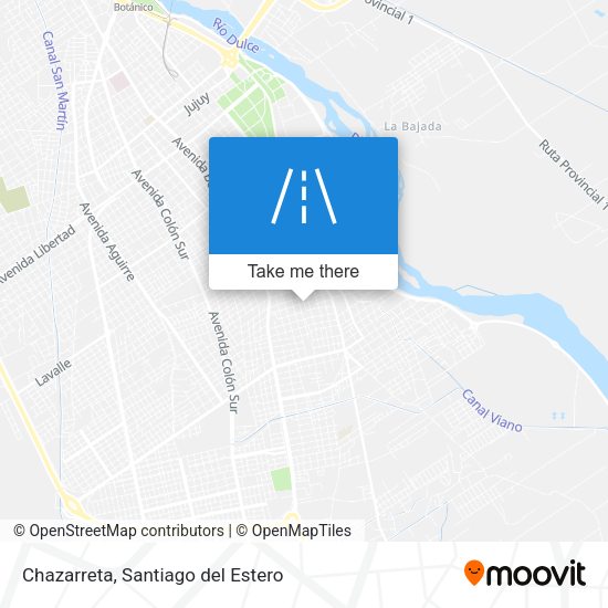 Mapa de Chazarreta