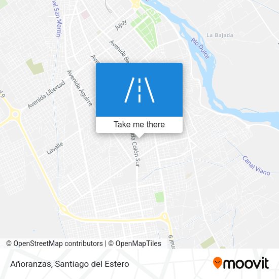 Añoranzas map