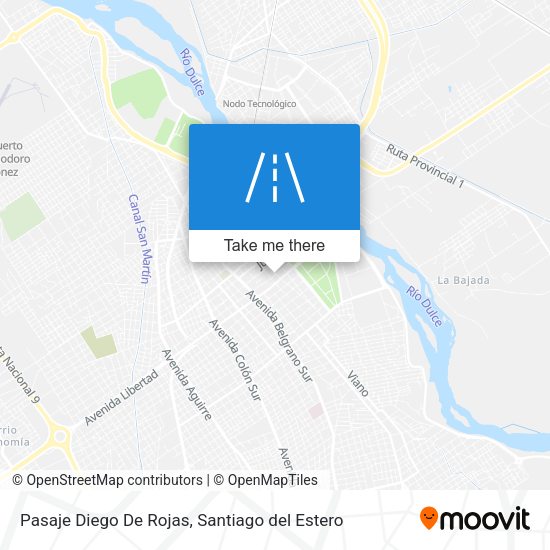 Pasaje Diego De Rojas map