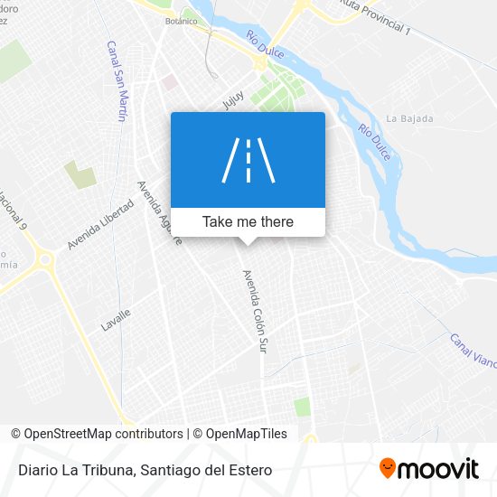 Mapa de Diario La Tribuna