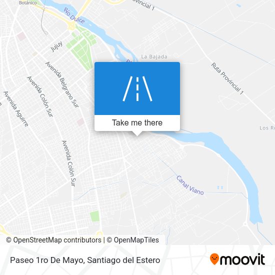 Paseo 1ro De Mayo map