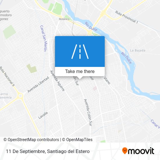11 De Septiembre map