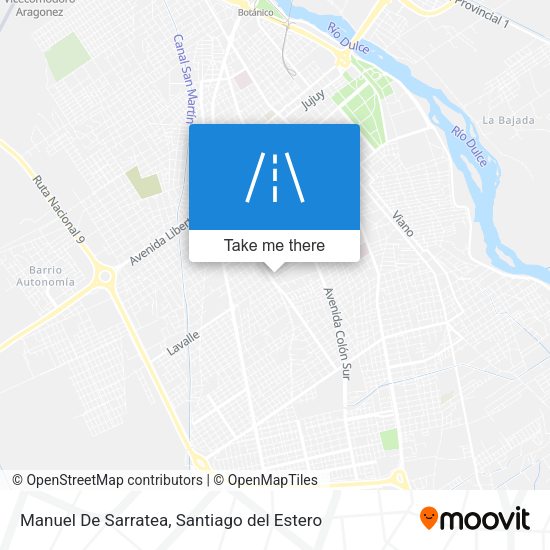 Manuel De Sarratea map