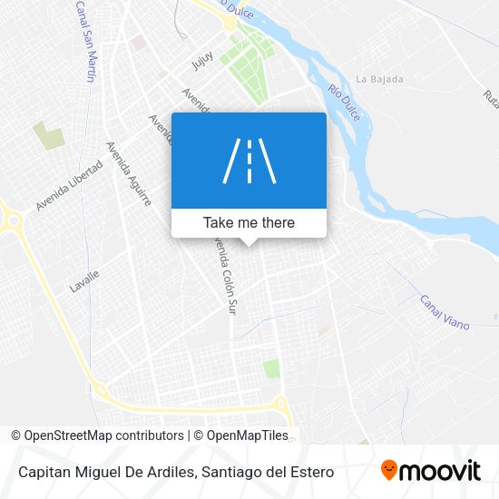 Capitan Miguel De Ardiles map