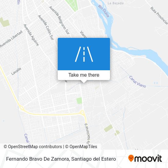 Mapa de Fernando Bravo De Zamora