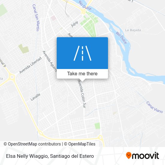 Elsa Nelly Wiaggio map