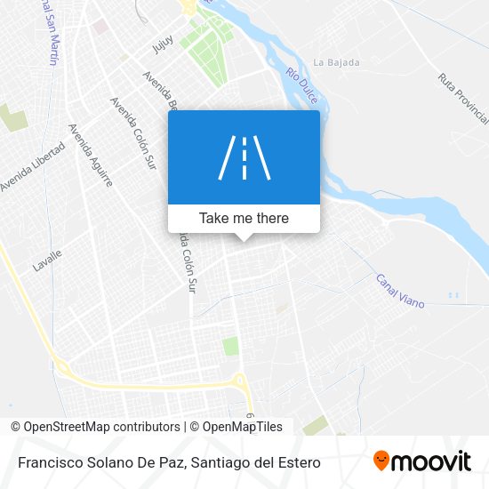 Mapa de Francisco Solano De Paz