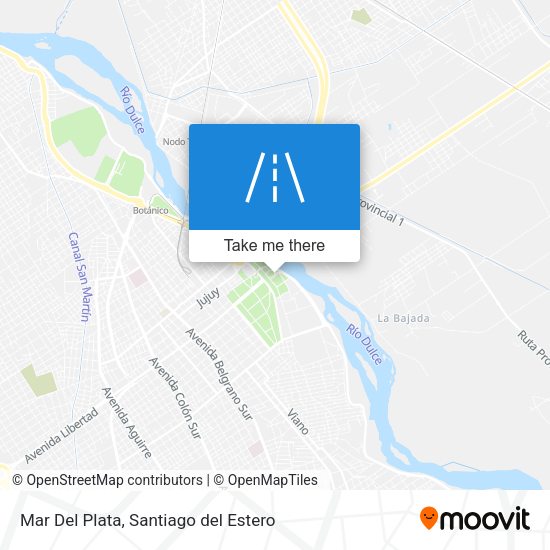 Mar Del Plata map