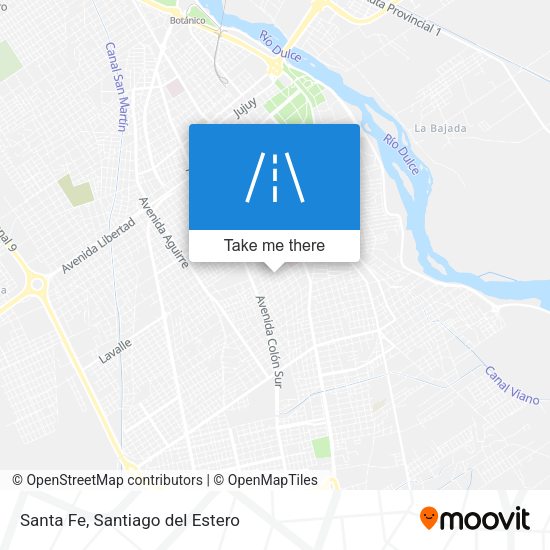 Santa Fe map