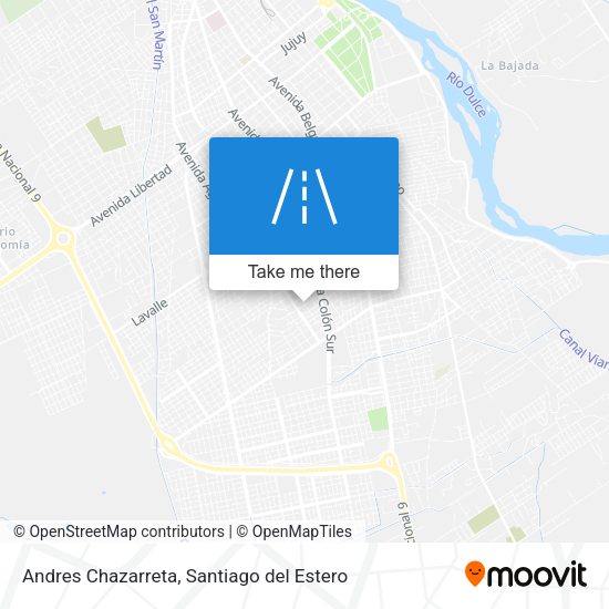 Andres Chazarreta map
