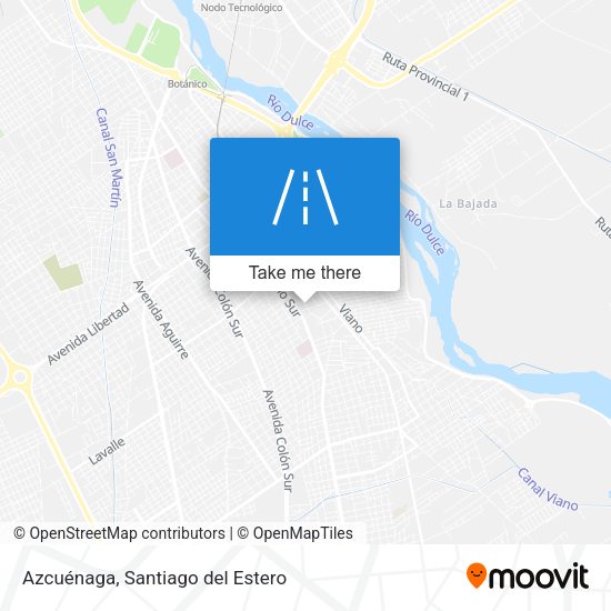 Azcuénaga map