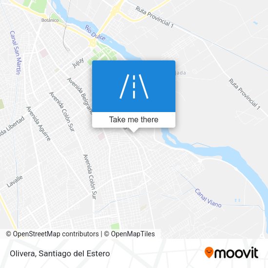 Mapa de Olivera