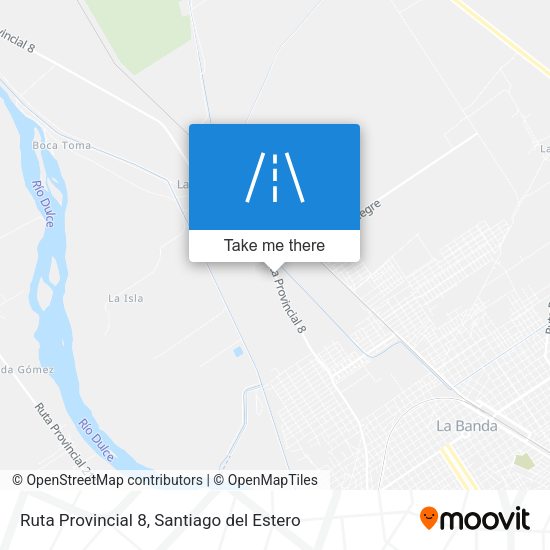 Mapa de Ruta Provincial 8