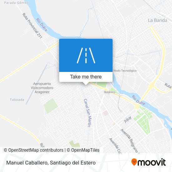 Manuel Caballero map
