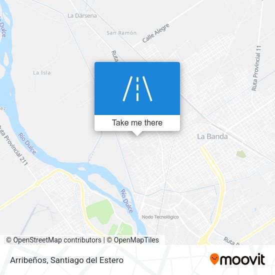 Arribeños map