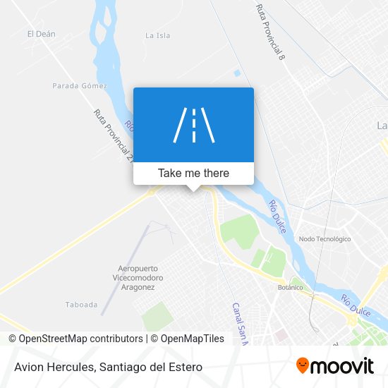 Avion Hercules map