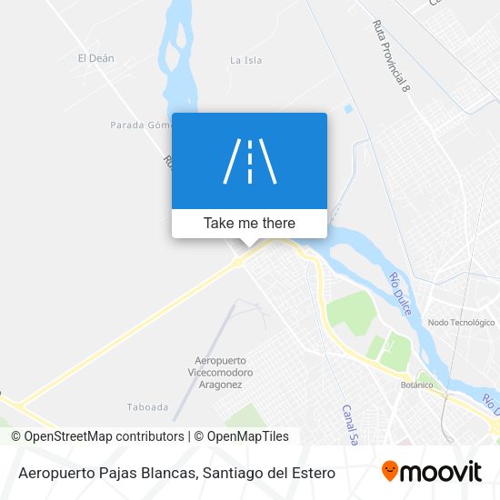 Mapa de Aeropuerto Pajas Blancas