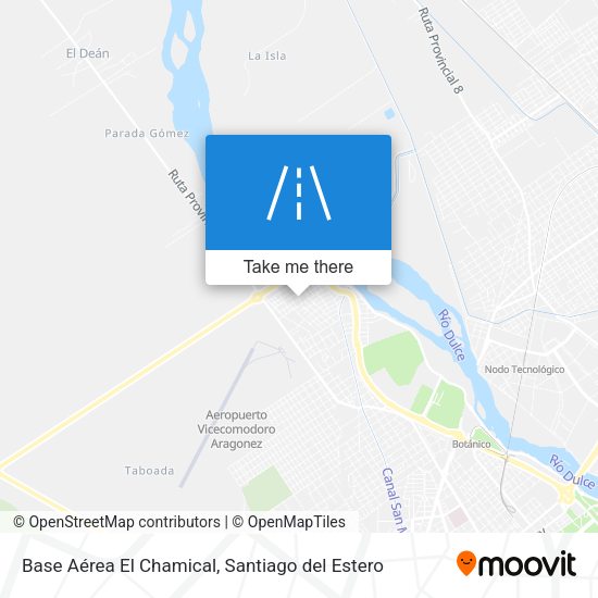 Base Aérea El Chamical map