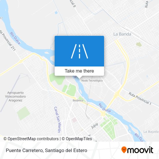 Puente Carretero map