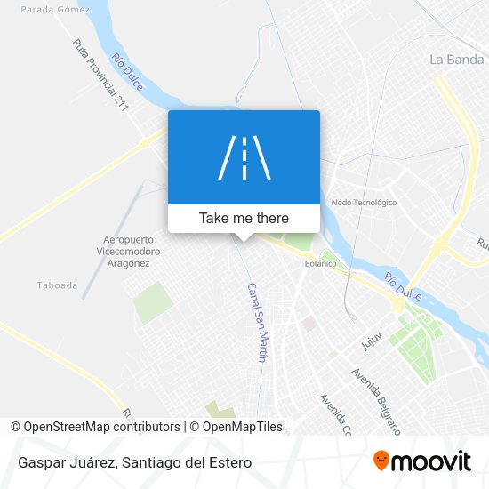 Gaspar Juárez map