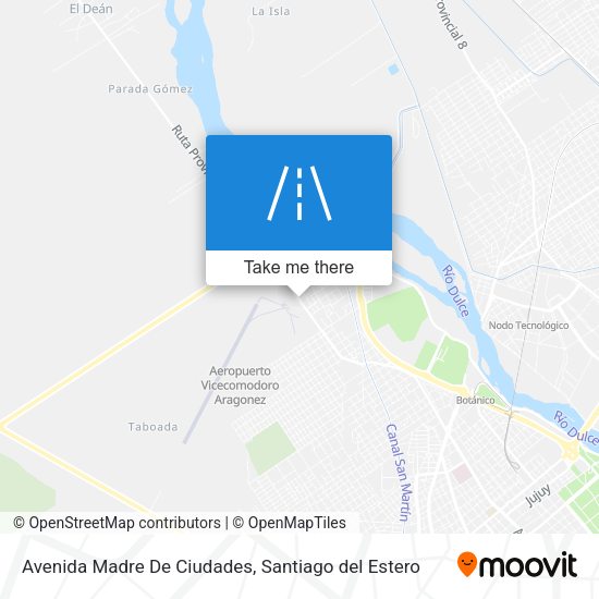 Avenida Madre De Ciudades map
