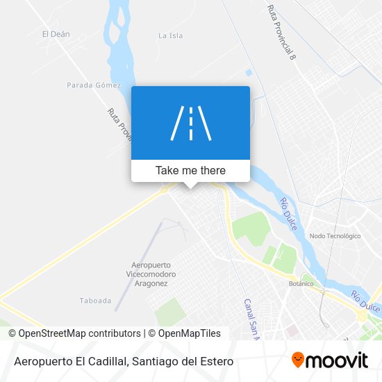 Aeropuerto El Cadillal map